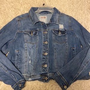 Mossimo Supply Co. Distressed Jean Jacket